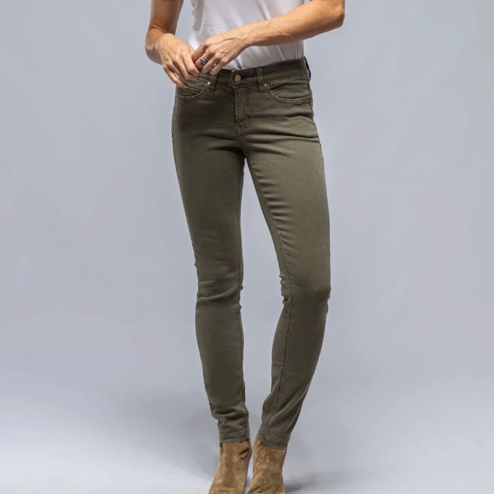 Olive Green Skinny Dream Jeans by MAC